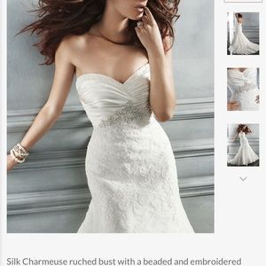 Casablanca B047 wedding dress ivory NWT
